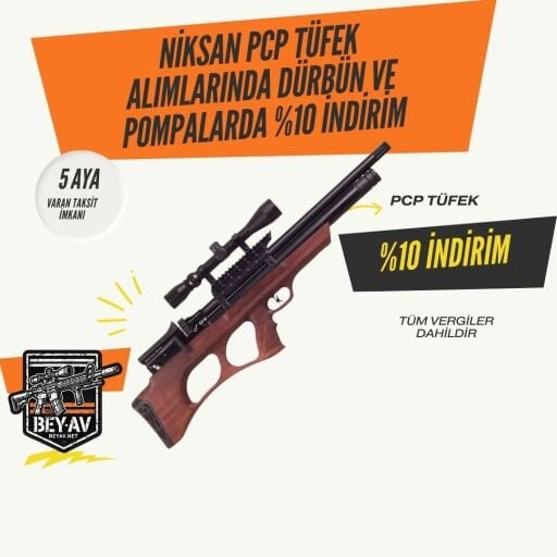 Niksan Pcp Tüfek Alımlarında Dürbün Ve Pompalarda 